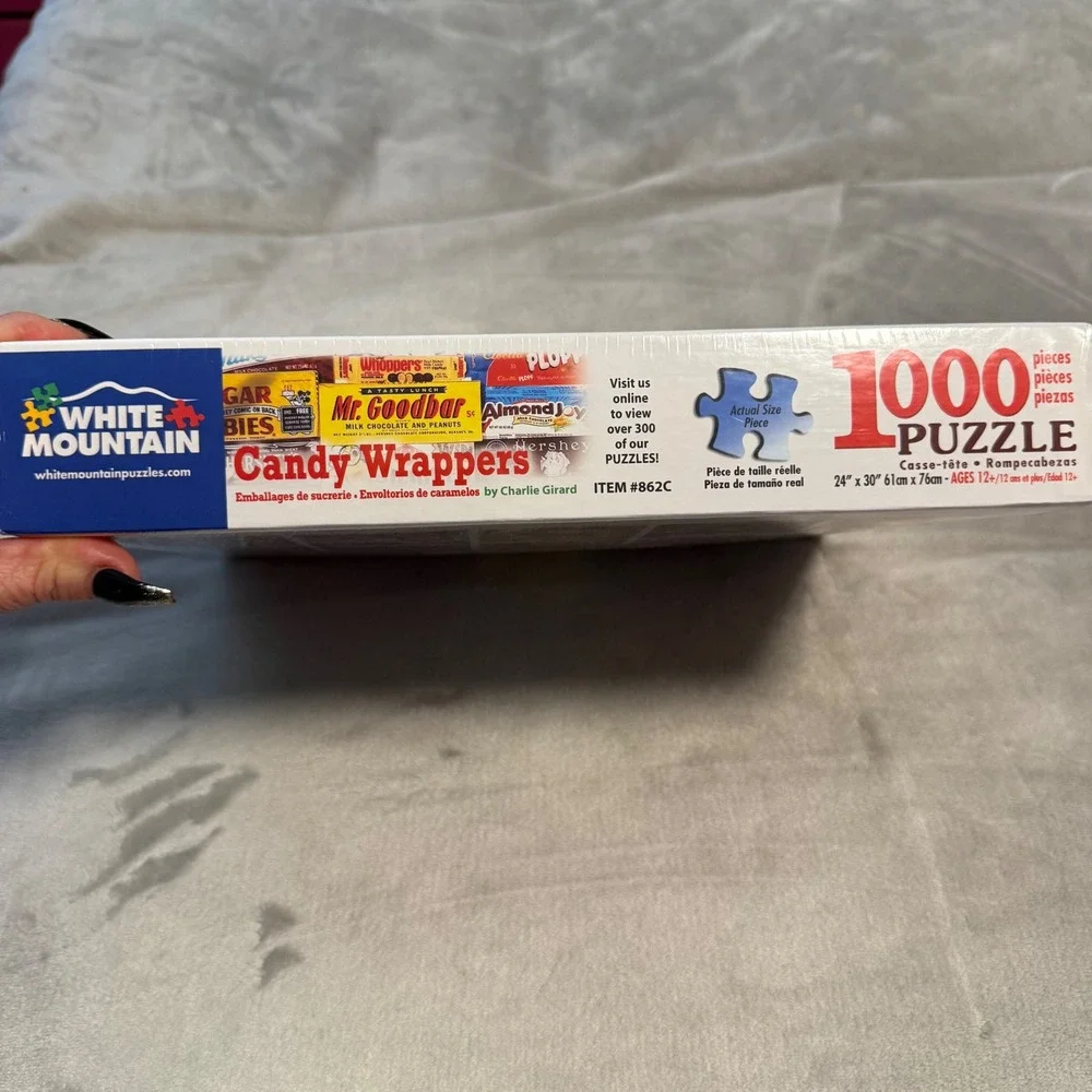 White Mountain‎ Candy Wrappers 1000 Piece Puzzle Sealed